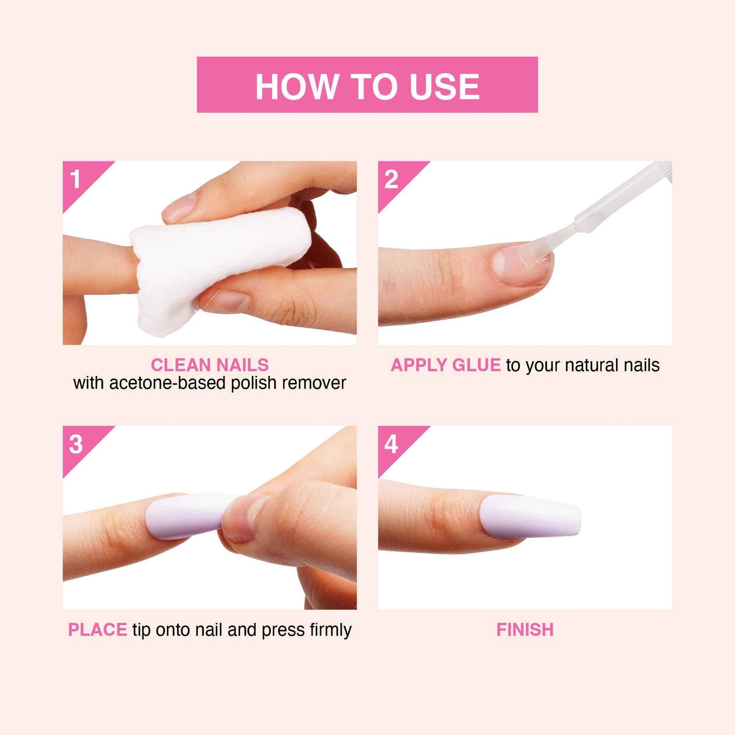 Goldfinger Brush-On Nail Glue, Effortless Easy Application with Strong, Fast-Setting Liquid Adhesive, Hassle-Free, Durable Ultra Hold for Perfect Nail Bonding 1pc