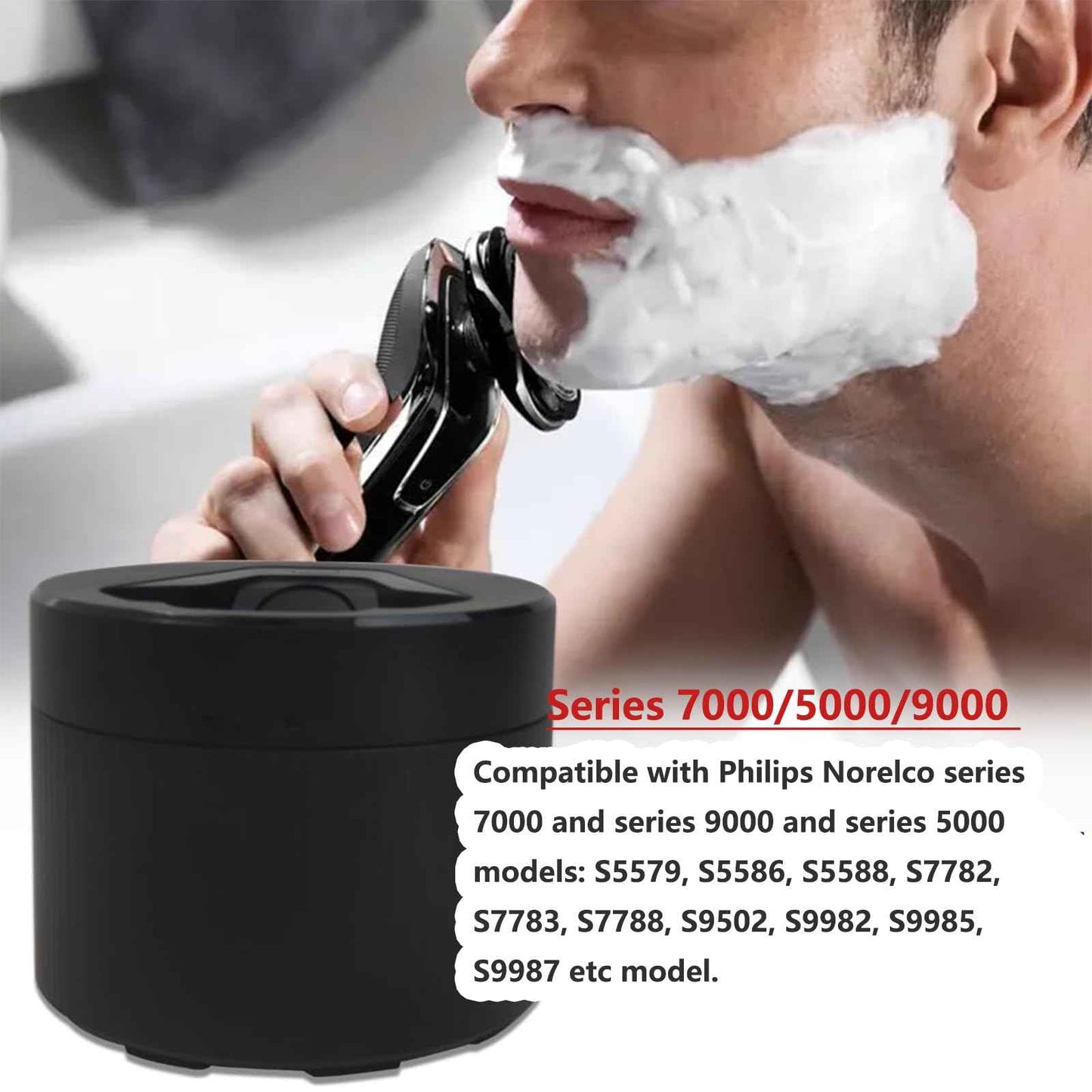 Replacement Quick Cleaning Clean Pod for Philips Norelco 2nd Generation Series 7000 and Series 9000 and Series 5000 Shavers