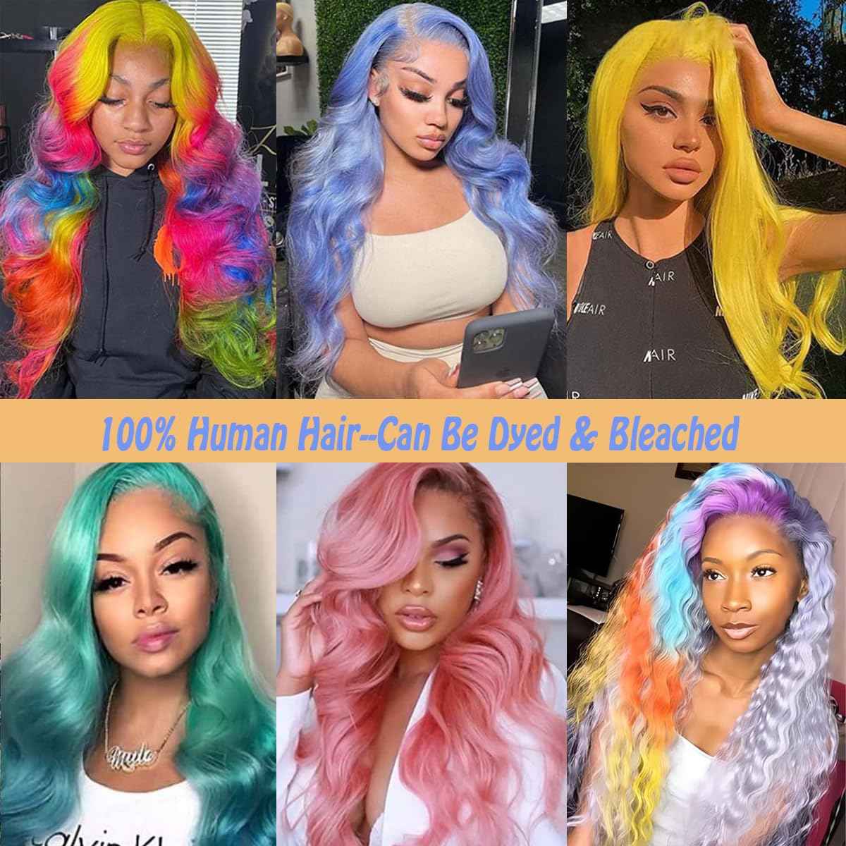 Blonde 2x6 Lace Closure Color #613 2x6 Transparent Lace Closure 100% Human Hair Free Part 150% Density Bleached Knots Pre Plucked With Baby Hair 14 Inch