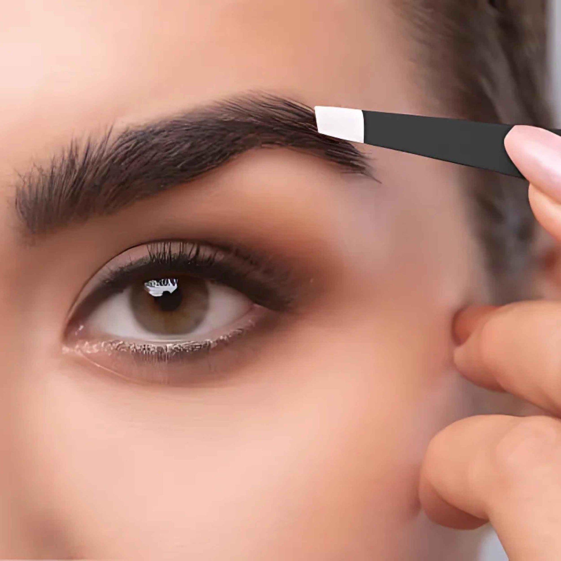 SIVOTE 4-Pack Eyebrow Tweezers for Women – Professional Tweezers for Facial Hair & Chin Hair Removal – Stainless Steel Precision Tweezers for Men and Women in Black