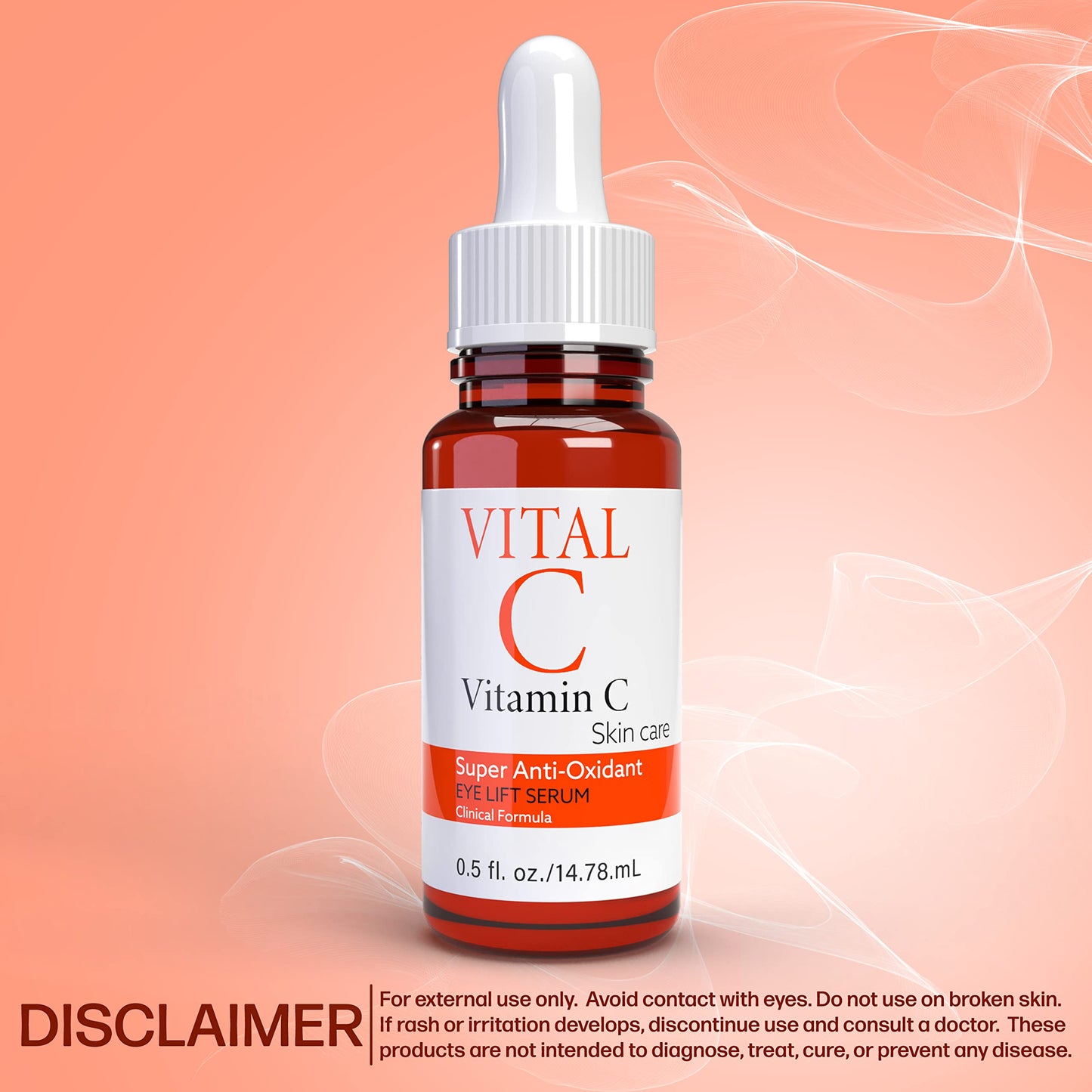 Vital C Vitamin C Serum for Eyes, 0.5 ounces | Anti Aging & Anti Wrinkle | Light Moisturizer | Skin Firming | Boosts Collagen | Anti Oxidant Rich