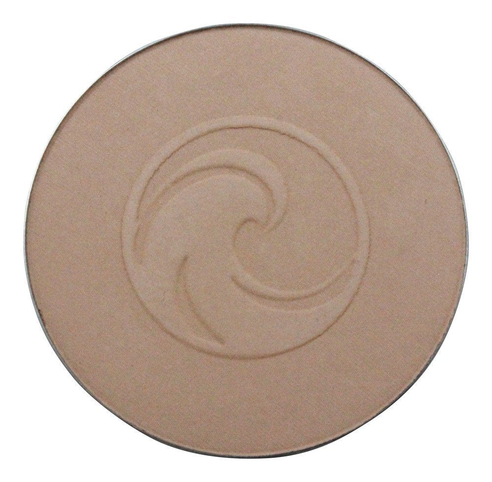 Gabriel Cosmetics Dual Powder Foundation, Natural, Paraben Free, Vegan, Gluten-free, Cruelty-free, Non GMO, Pressed mineral powder, enhanced with Sea Fennel (Light Beige REFILL)