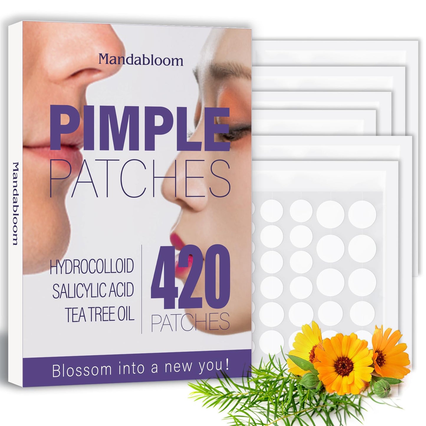 Mandabloom Acne Pimple Patches -420 Pack