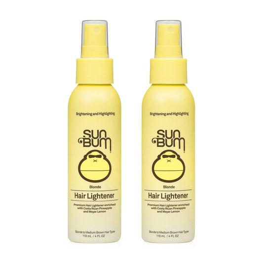 Sun Bum Blonde Hair Lightener - Vegan, Paraben, Gluten and Cruelty-Free Color Enhancing Brightener for Blondes, 2 Pack