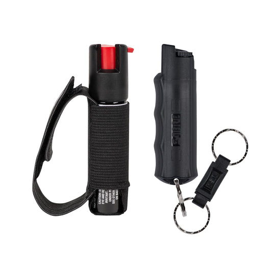 SABRE Runner Pepper Gel, Maximum Police Strength OC Pepper Spray Gel, Reflective Hand Strap for Easy Carry & Quick Access, Secure & Easy to Use Safety, Optional Clip-On Alarm & LED Armband, 0.67 fl oz