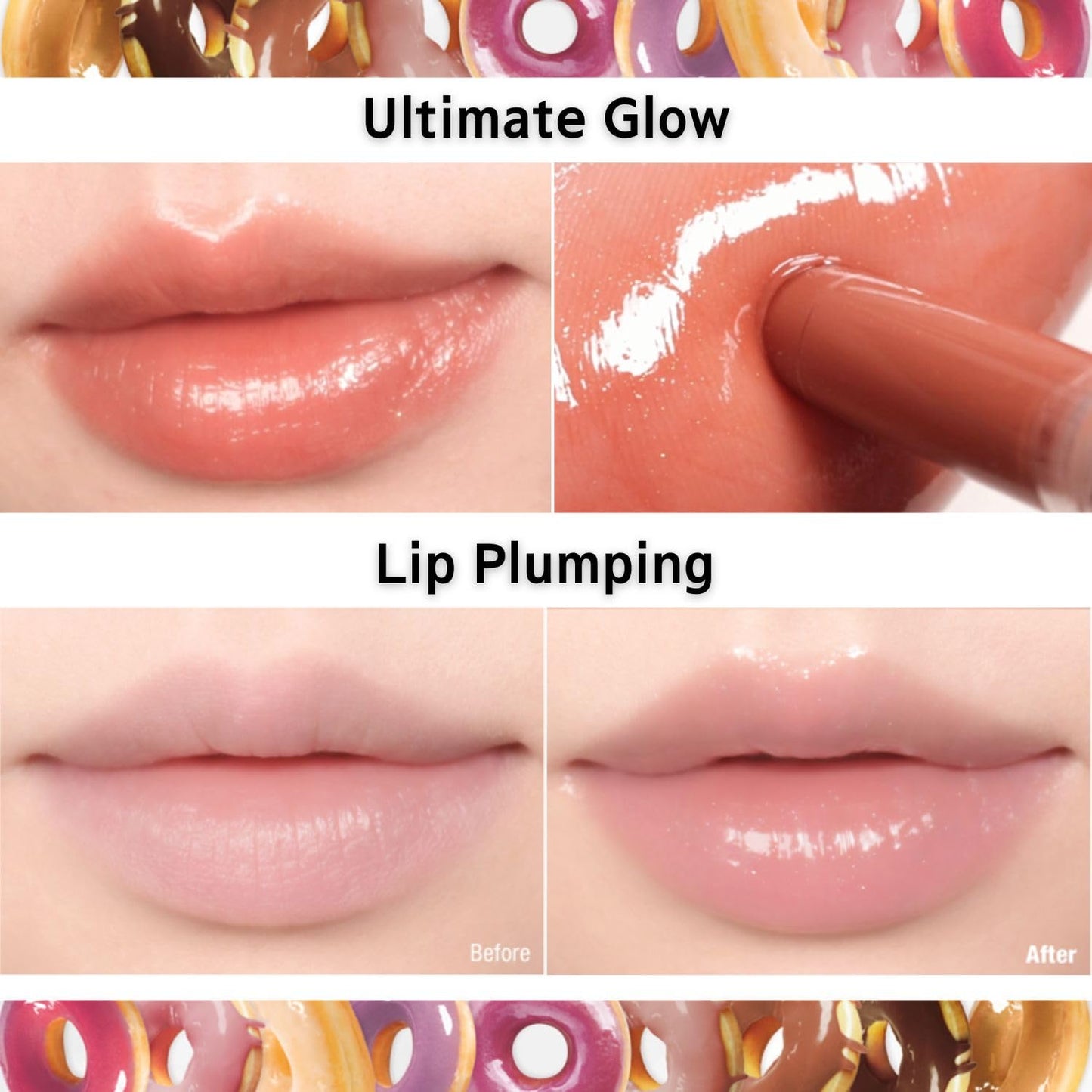 BBIA Over Glaze Stick - Lip Plumping Gloss Melting Balm Lipstick, Intensive Volume Up, High Shine & Glossy, Ultra Watery Moisturizing & Volumizing, Glowy Texture, Korean Lip Makeup (07 HONEY GLAZE)