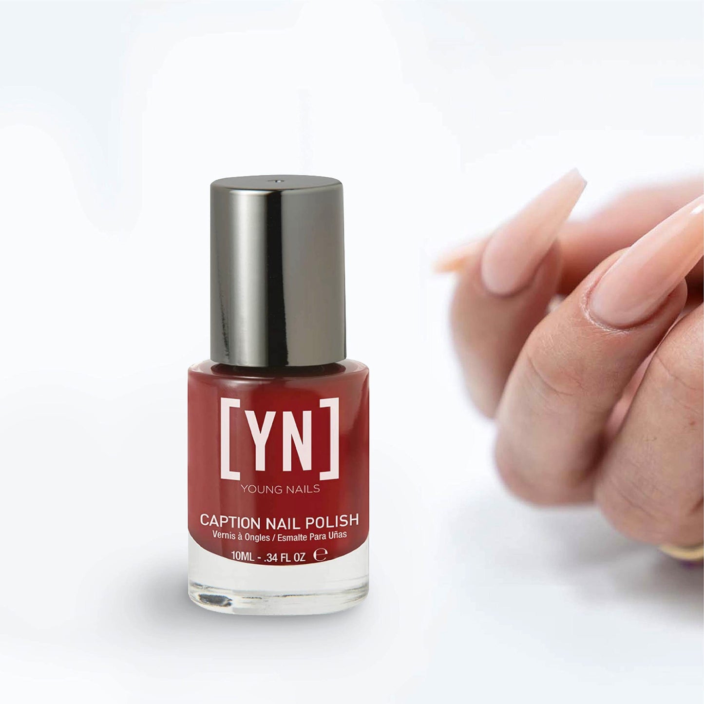 Young Nails Caption Nail Polish. Chip Resistant Nail Lacquer with Glossy Shine Finish, Professional Nail Polish