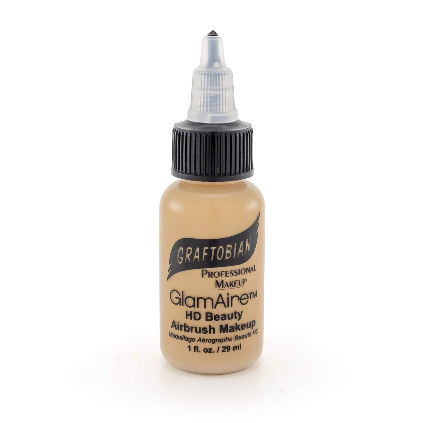 GlamAire Airbrush Makeup by Graftobian - High Definition Airbrush Foundation, Professional Formula for Long-Lasting Wear, For Makeup Artists and Beauty Aficionados, Made in USA, Buttermilk