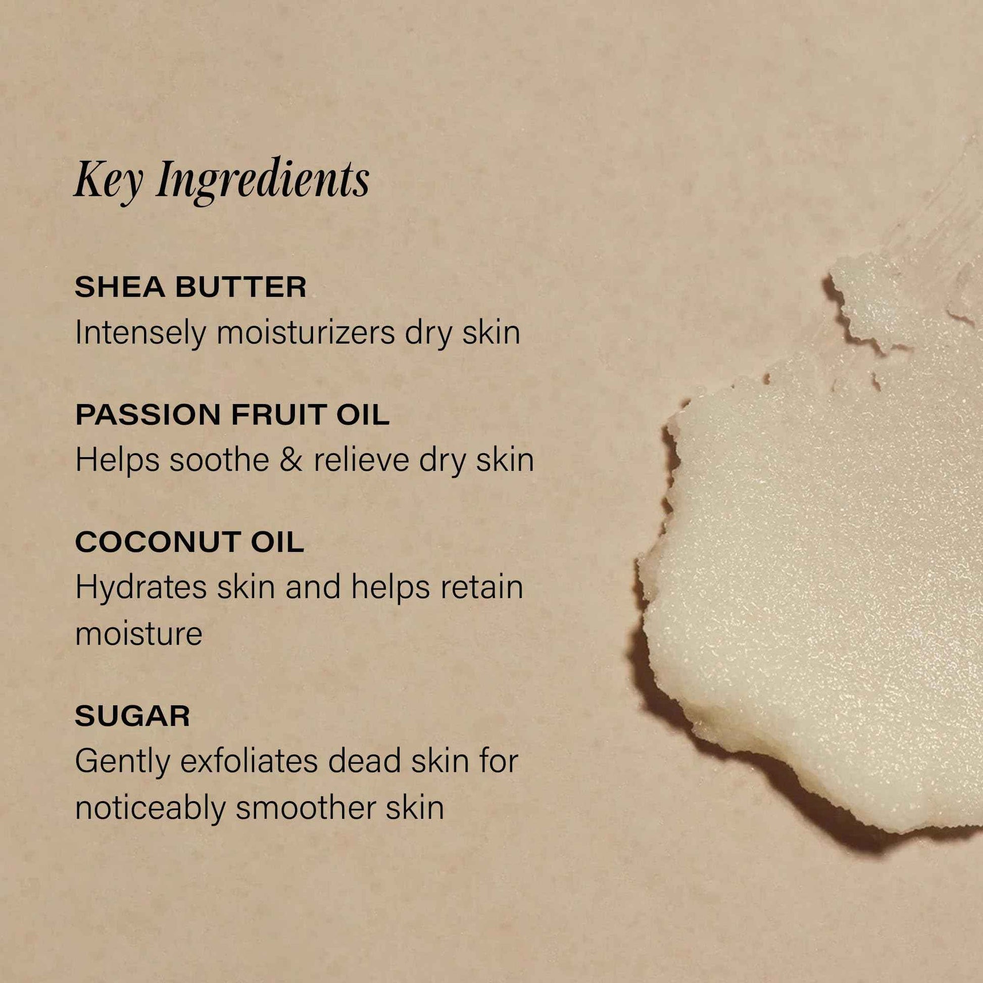 + Lux Unfiltered N°28 Exfoliating Body Polish in Santal - Exfoliating Body Scrub with Shea Butter, Passion Fruit Oil, & Vitamin E - Hydrating & Moisturizing Sugar Scrub - Vegan & Cruelty Free