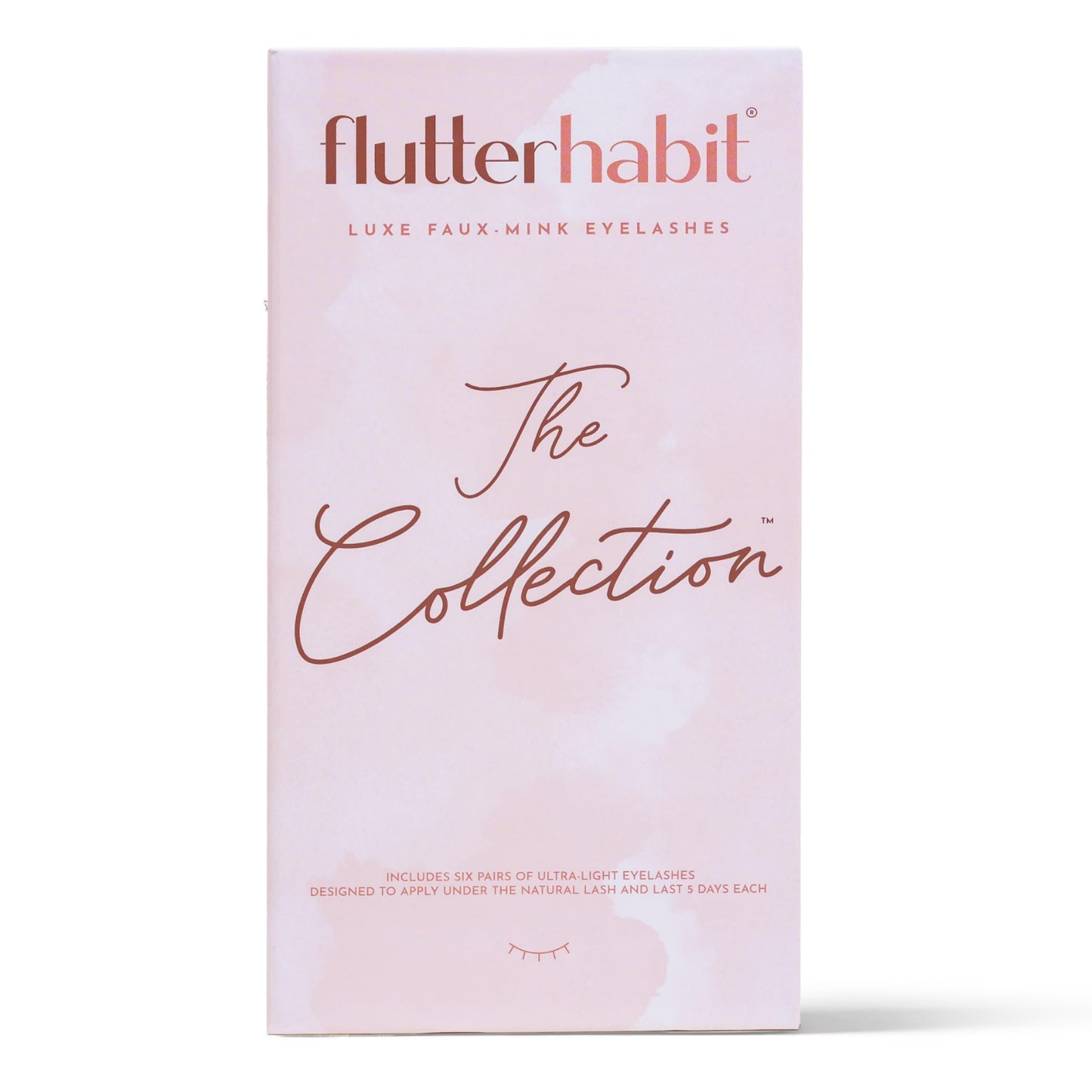 FlutterHabit Classic Collection Box, DIY Lash Extensions, Lash Clusters Kit, Up to 10 Day Wear, Natural & Classic Lashes, Salon Quality Eyelashes Extensions, 6 Sets of Lashes, No Lash Glue Included