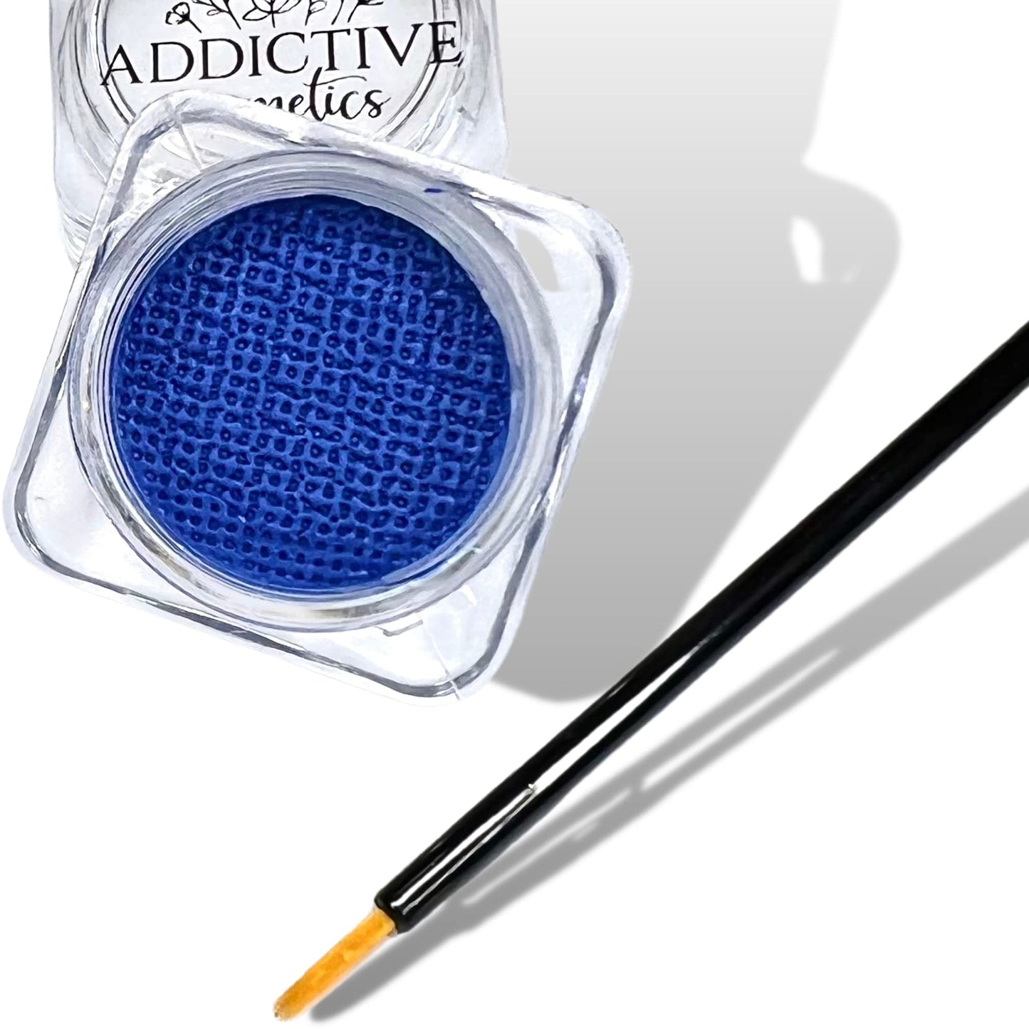 Wet Liners Parent- Cake Eyeliner with Applicator Brush - Water Activated Dry Pressed Eyeliner - Long-Lasting, Vibrant Color, Smudge Resistant - Vegan Cruelty Free Paraben Free (Bright Blue)