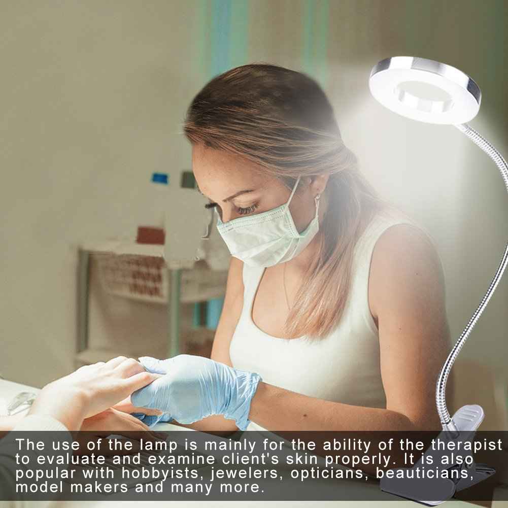 Makeup LED Lights, USB Cosmetic Lamp Eyebrow Lips Beauty Salon Desktop Led Lights with Clip