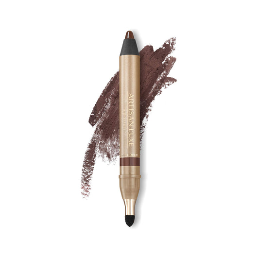 Artisan L'uxe Beauty Velvet Jumbo Eyeliner Pencil - Smokey Eyes in 3 Minutes - Water-Proof Smudge-Proof, Long-Lasting - Age-Defying Essential Oils - Seduction (Shade: Chocolate Brown) (Dark Chocolate Brown)