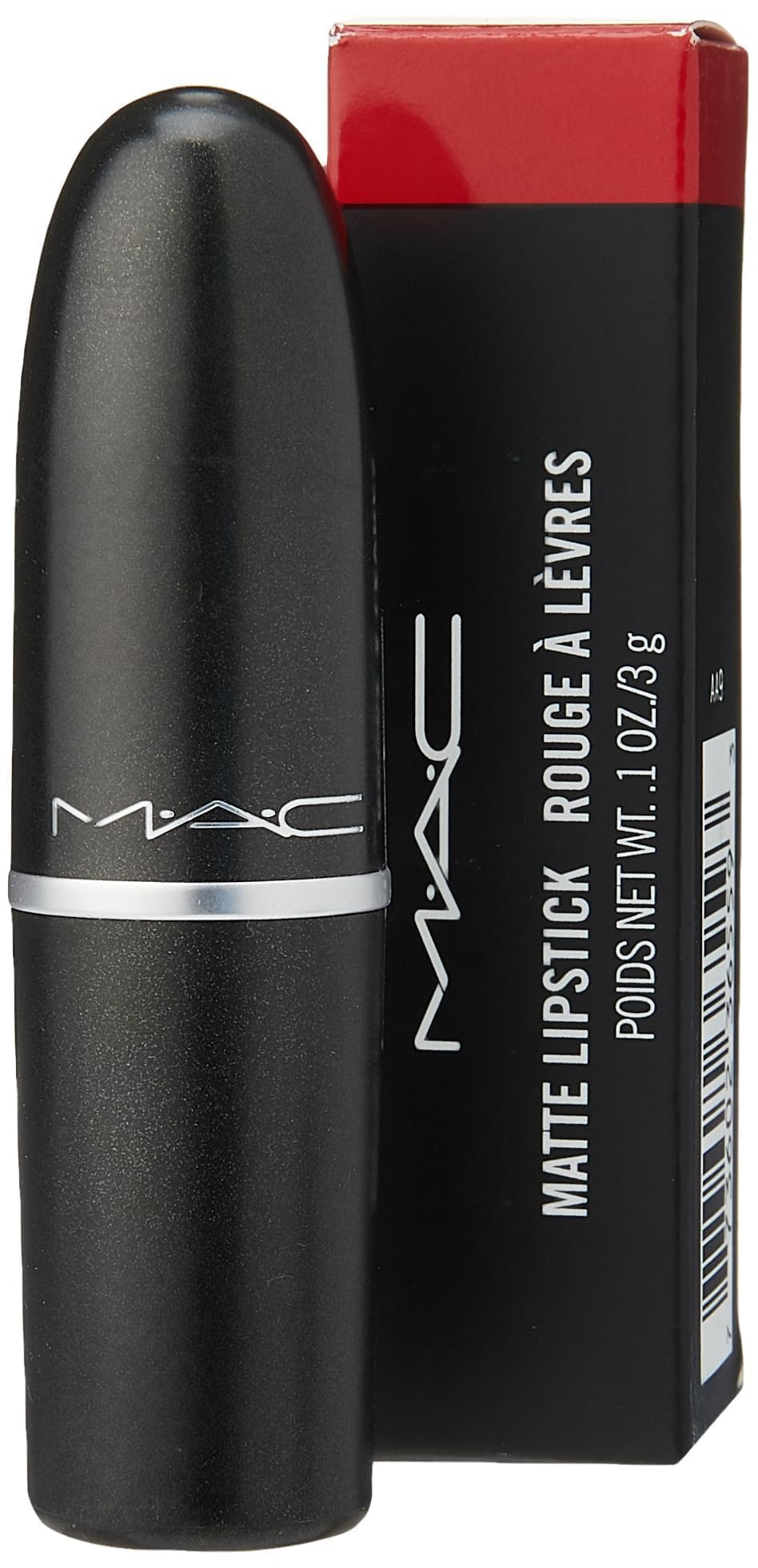 MAC Matte Lipstick Red Rock 0.1 OZ, 1 Count (Pack of 1)