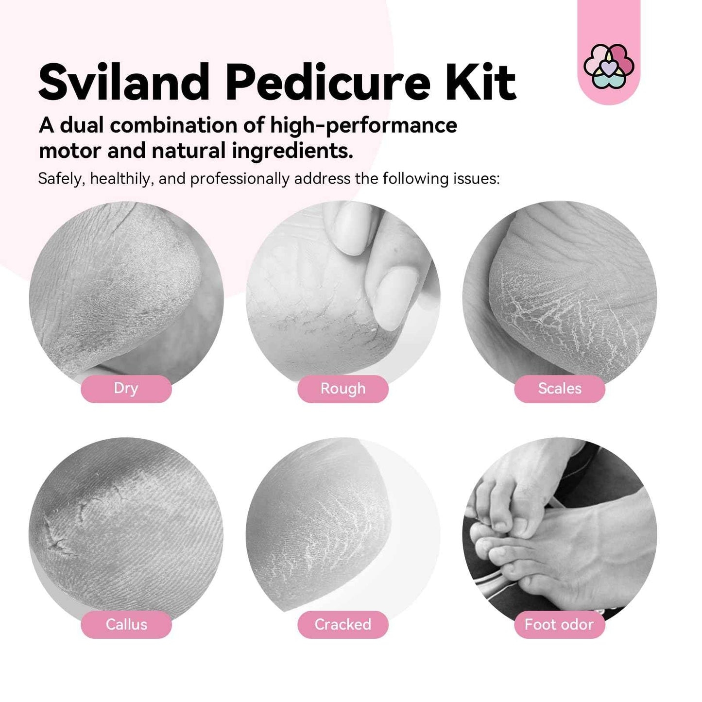 SAVILAND 2024 Electric Feet Callus Remover with Ultra-Repair Foot Cream 120 g: Rechargeable Portable Electric Callus Remover for Feet Professional Pedicure Care Kit for Cracked Dead Skin