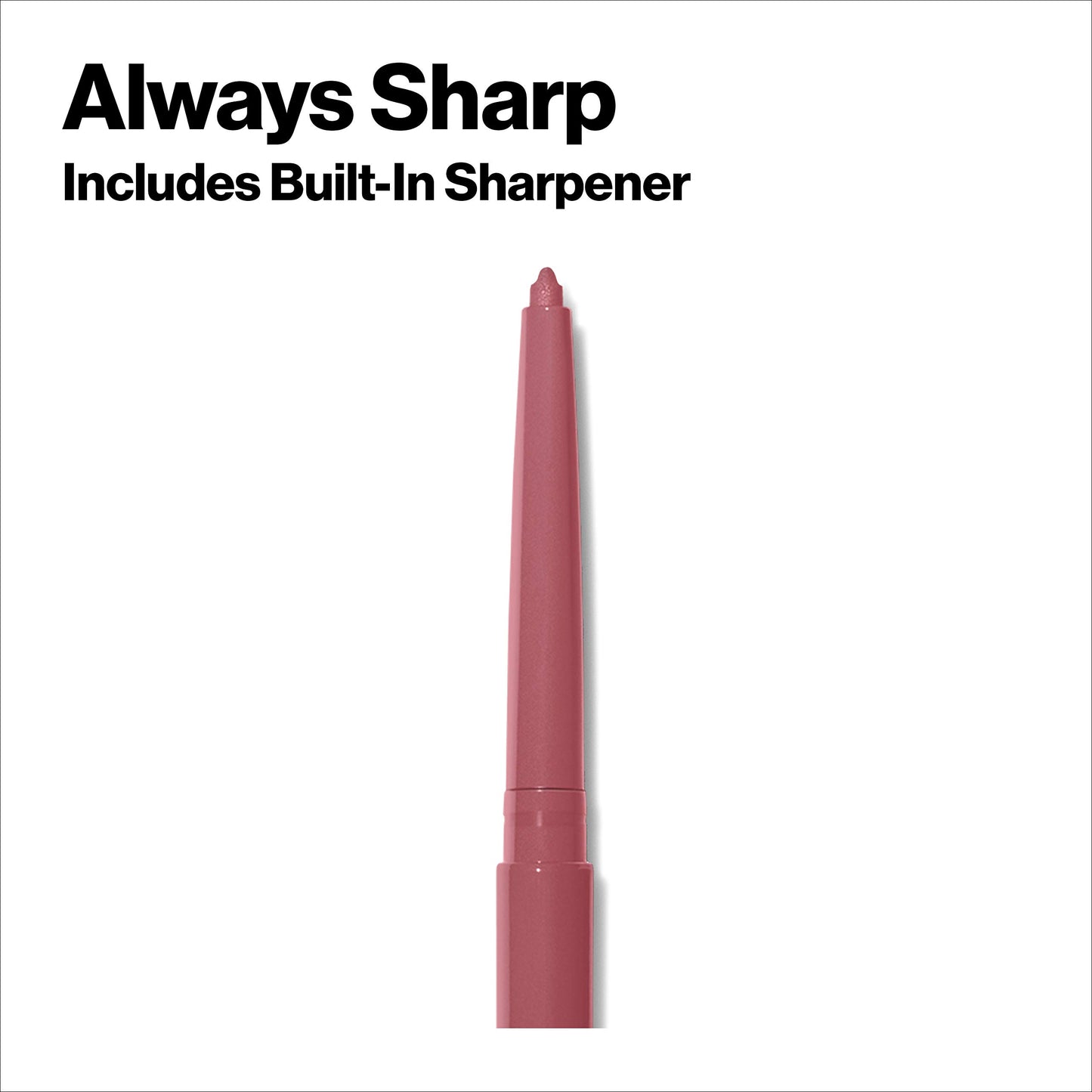 Revlon Lip Liner, Colorstay Lip Makeup with Built-in-Sharpener, Longwear Rich Lip Colors, Smooth Application, 703 Mink, 0.01 oz