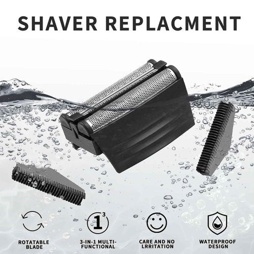 2PACK（BLACK）Shaver Replacement Foil Compatible with Remington TITANIUM-X Flex & Pivot Foil and Cutter F5800 & F7800,Shaver heads Fit for Remington F4900,F5800,F7800