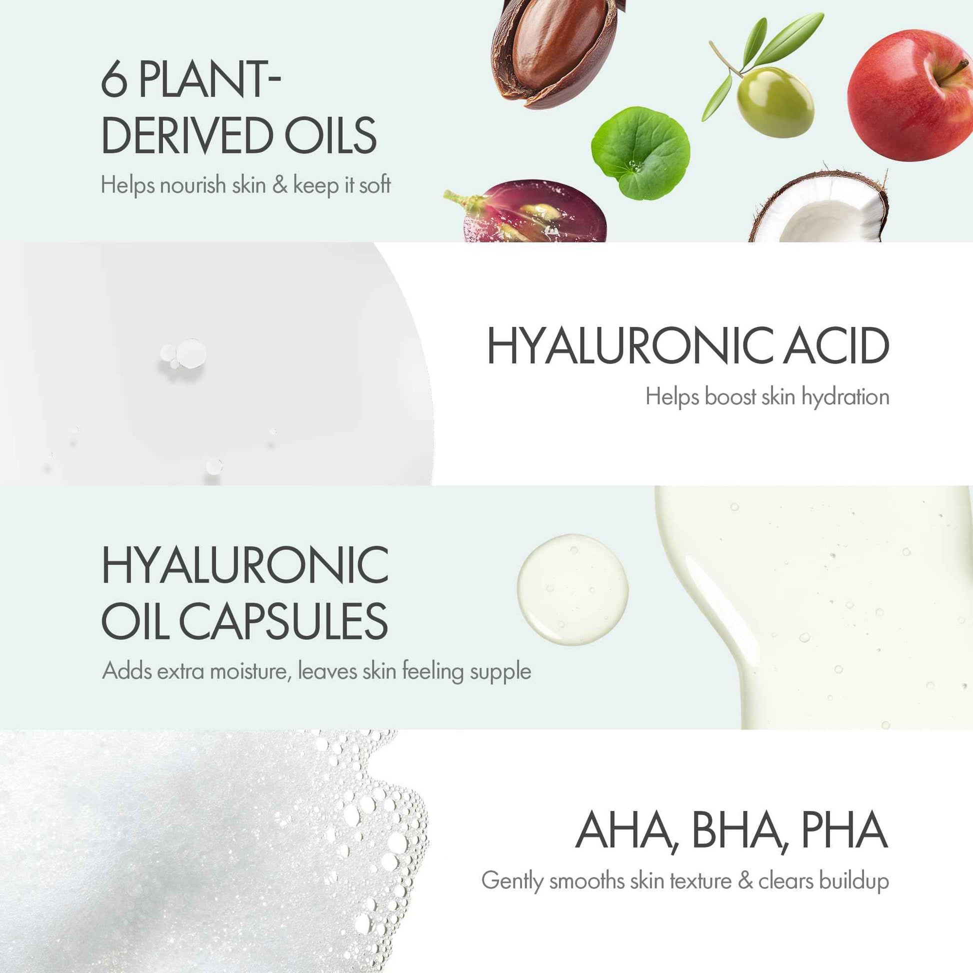 MAXCLINIC Poreless Deep Oil Foam Cleanser - Oil to Foam Face Wash Cleanser w/AHA BHA PHA, Hyaluronic Acid, and 6 Botanical Oils for Pore Care & Daily Makeup Cleansing - Korean Skincare (3.72 fl oz)