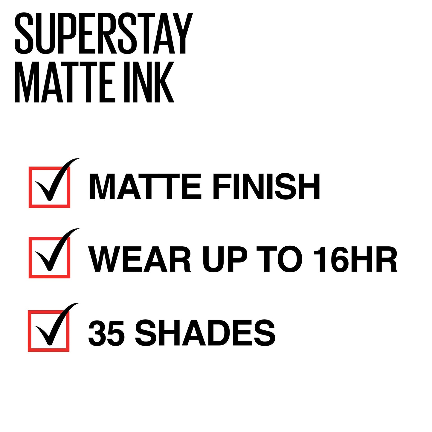 Maybelline Super Stay Matte Ink Liquid Lipstick Makeup, Long Lasting High Impact Color, Up to 16H Wear, Voyager, Deep Red, 1 Count