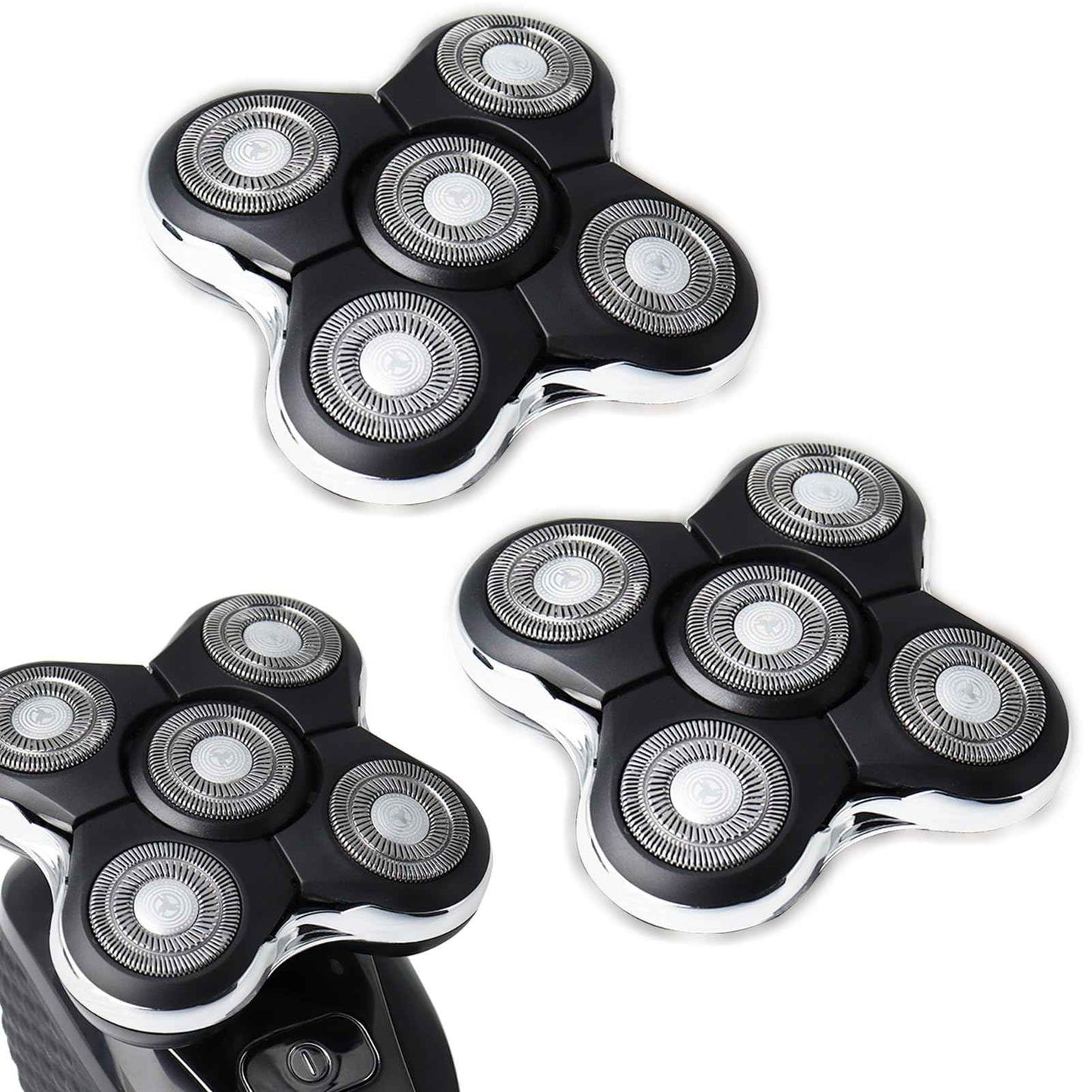 2Pack Blade Pro Replacement Head Compatible with Remington Balder Pro XR7000, 5 Dual Track Shaver Heads for a Smooth and Close Shave with No-Irritation.(Pack of 2)