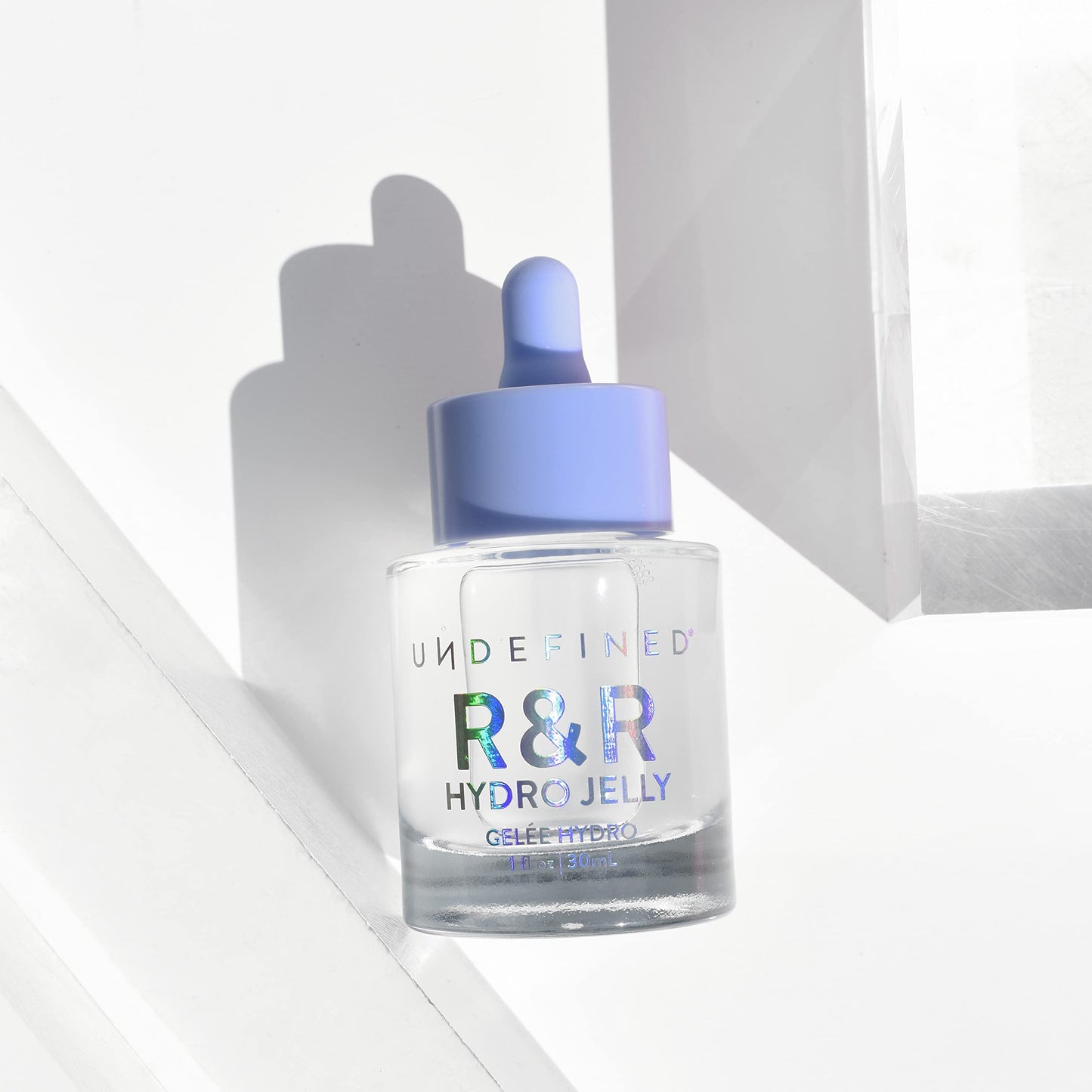 Undefined Beauty R&R Hydro Jelly Face + Eye Serum infused with Peptides, Hyaluronic Acid, Ashwagandha, Centella, Vegan Alternative to Snail Mucin for Dry Dehydrated Skin