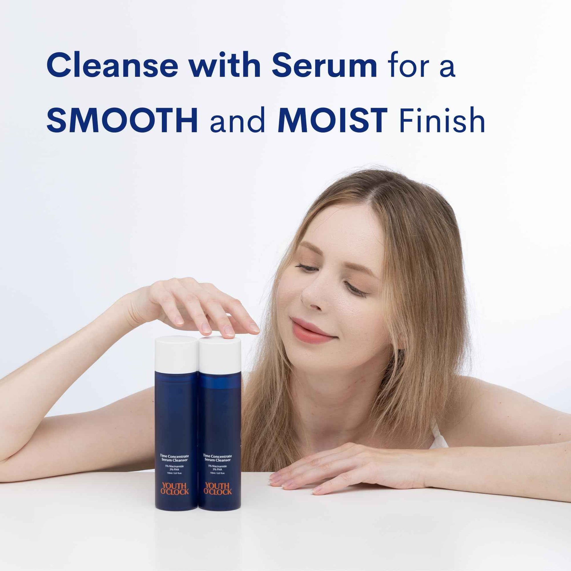 YOUTH O'CLOCK Time Concentrate Serum Cleanser (5.07 fl.oz. 150ml) Niacinamide 5% + PHA 3%