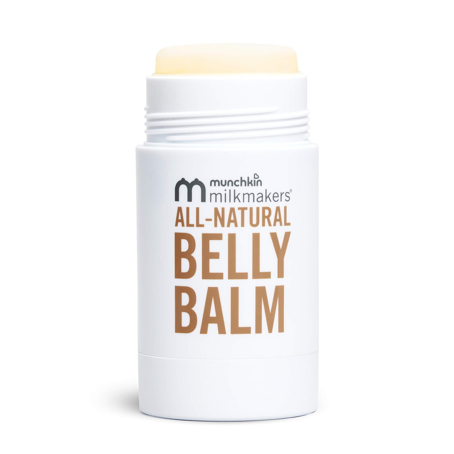 Munchkin Milkmakers TwistStick Belly Balm AllNatural and Moisturizing for Pregnancy Skincare, 1 Count