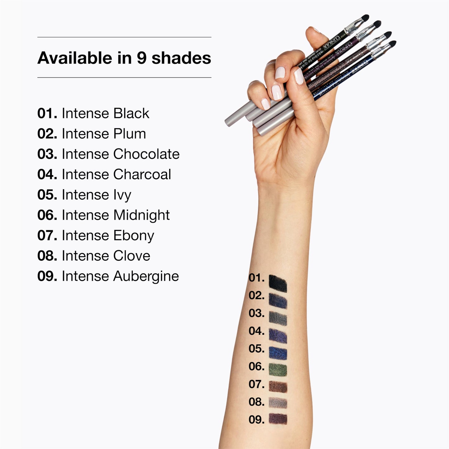 Clinique Quickliner For Eyes Intense| Water Resistant, Smudge Resistant + Safe For Sensitive Eyes, Intense Plum