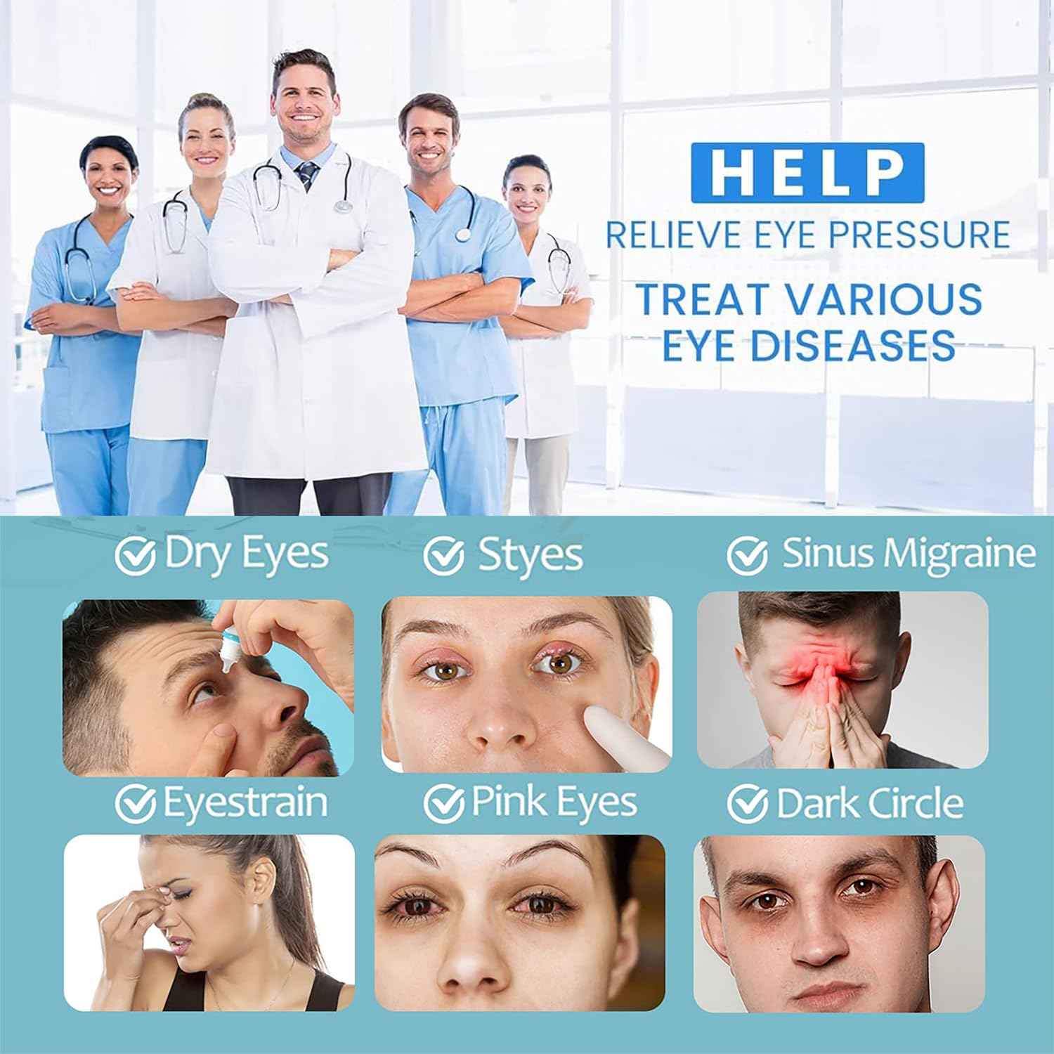 FlexTherm Pink Heated Eye Mask for Dry Eyes, MGD, Blepharitis, Stye Treatment, Warm & Cool Eye Masks, USB Powered, Adjustable, Silk-like Material