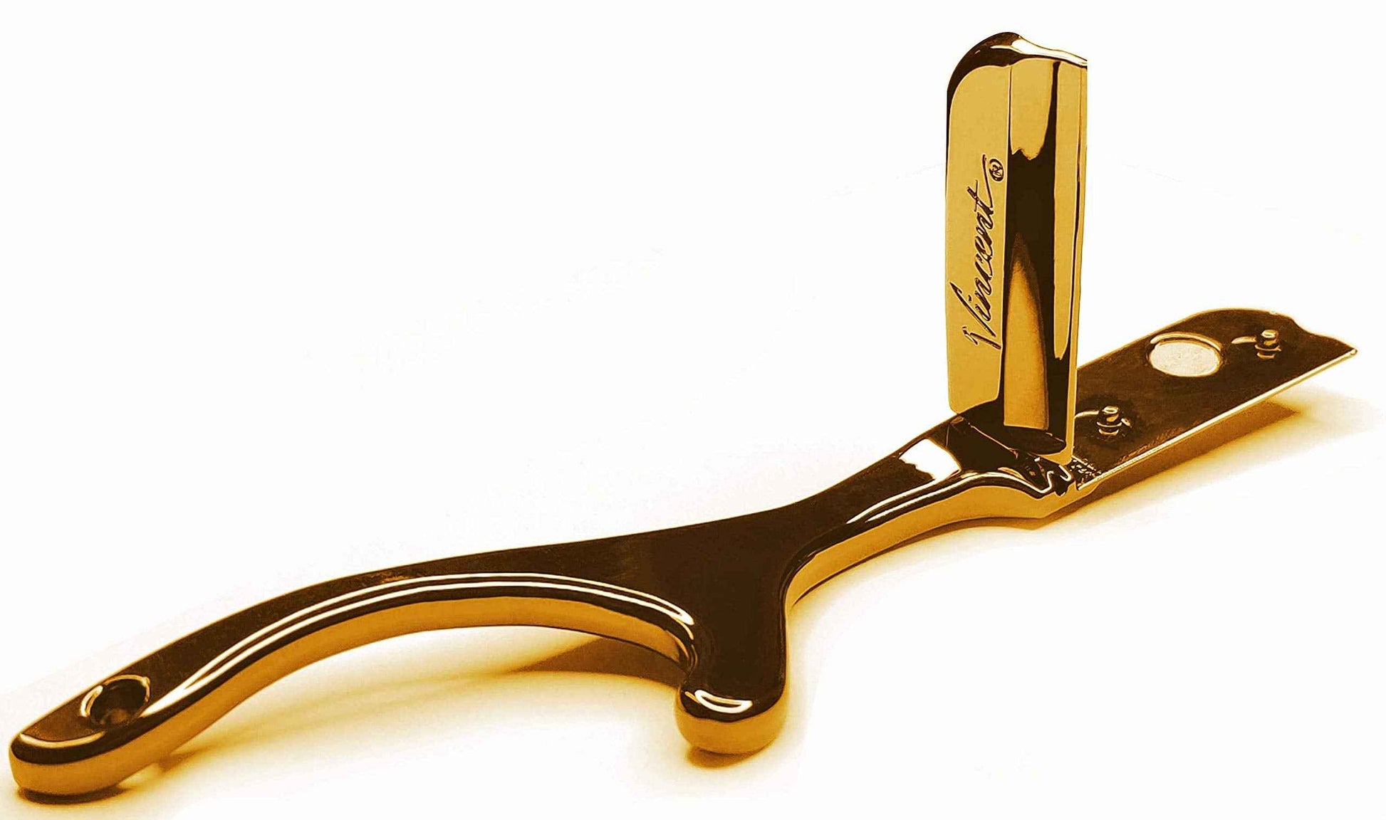 Vincent Weasel Razor in association with VanDaGoat (Gold -Left Handed)