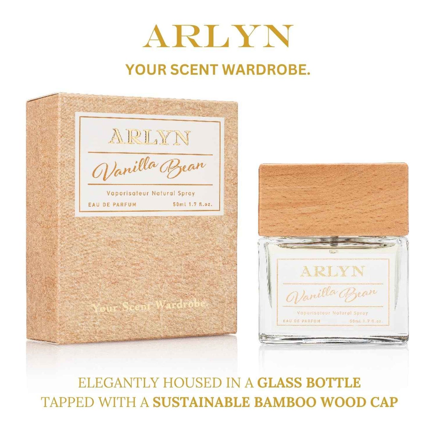 ARLYN Vanilla Bean Eau De Parfum Inspired by Ys .l's Black Opium, Perfume for Women, Luxury Fragrance - Vegan, Cruelty-Free, and Eco-Conscious (1.7oz / 50ml)