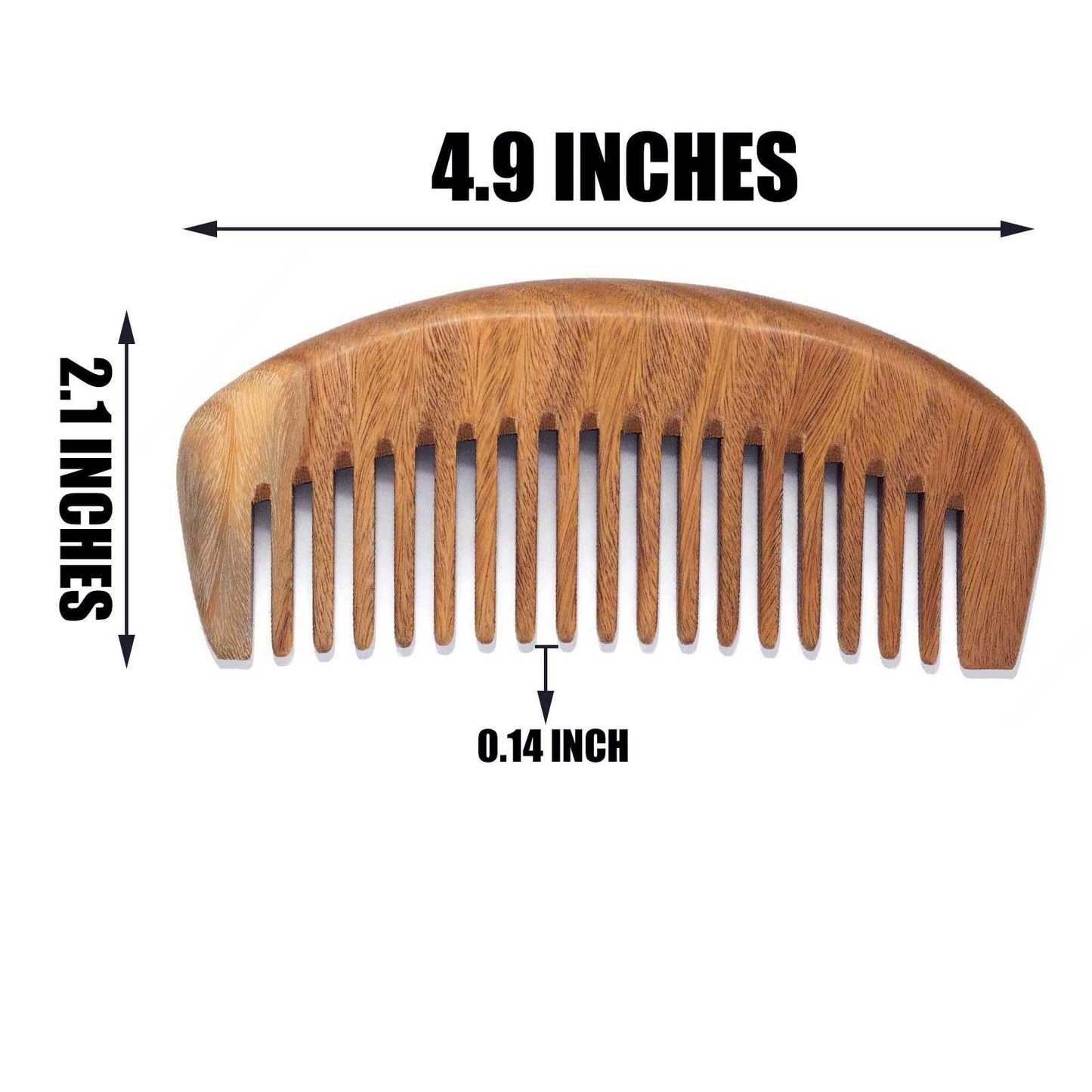 The Moreinday Wooden Comb with Wide Tooth for Women Wood Comb Sandalwood Comb Hair Comb for Men