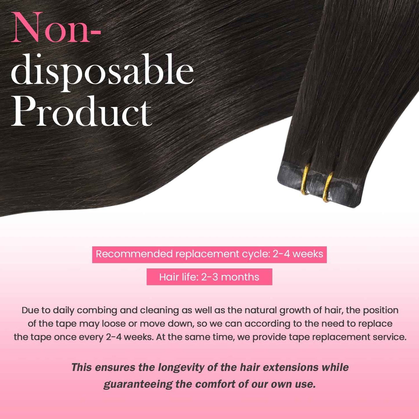 Aison Tape in Hair Extensions Real Remy Human Hair Invisible Seamless Skin Weft Human Hair Tape in Extensions Color 2 Dark Brown Human Hair Extensions 16 Inches 30g 20 Pcs/Pack