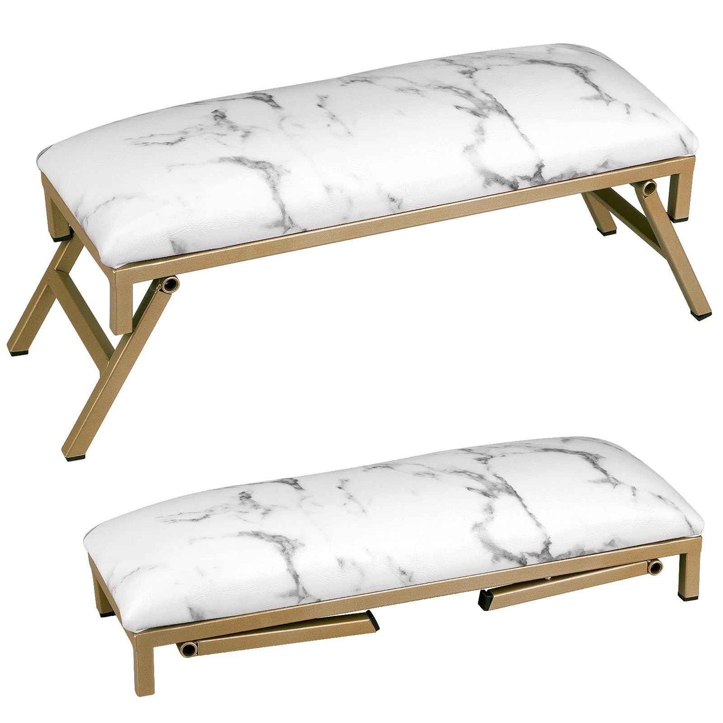 Arm Rest for Nails Tech, Foldable Nail Arm Rest, Microfiber Leather Manicure Hand Rest for Nail Tech,Manicure Salon Use