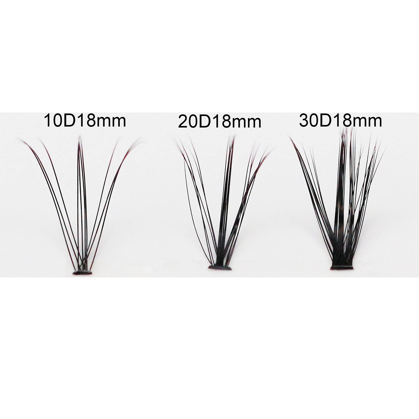 Bodermincer Lash Extension 240pcs C Curl 10D/20D Cluster Mixed, 8/9/10/11/12mm,10/11/12/13/14mm,12/13/14/15/16mm Mixed 8-10-12-14-16mm MIX Individual Cluster Lashes (40D-D Curl-9mm)