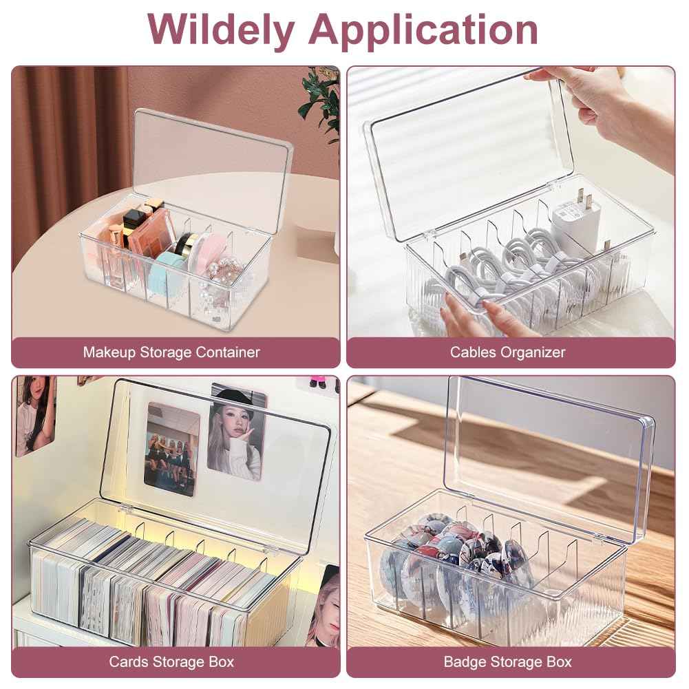 zxbaers Acrylic Lash Extension Organizers and Storage, 2PCS False Eyelash Supplies Container,Eyelash Cart Organizer with 2PCS Tweezers and Sticky Notes，Neatly Store and Organize Your Lash Supplies
