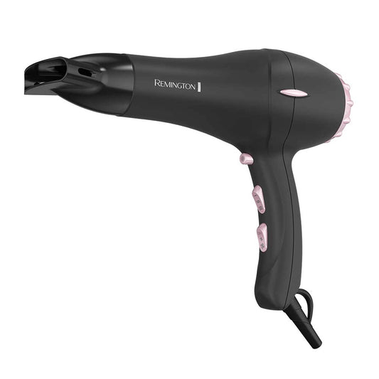 Remington Pro Pearl Ceramic Hair Dryer | 1875W Fast Drying, Professional AC Motor, 3 Heat + 2 Speed Settings, Cool Shot, Diffuser & Concentrator Included