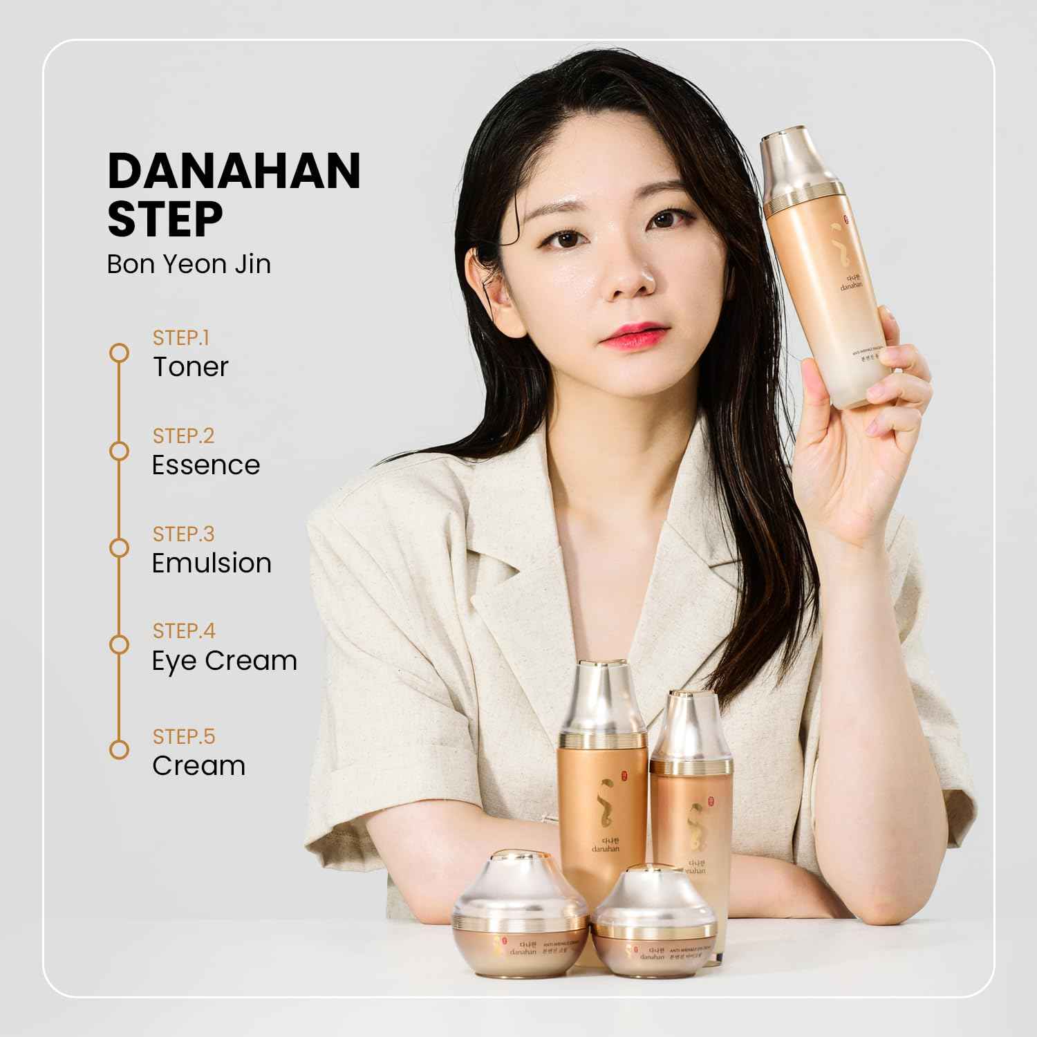 Danahan Bon Yeon Jin Skin Toner 5.4 fl oz(160ml) | Anti-Wrinkle, Moisturizing, Hydrating, Soothing, Korean Skin Care