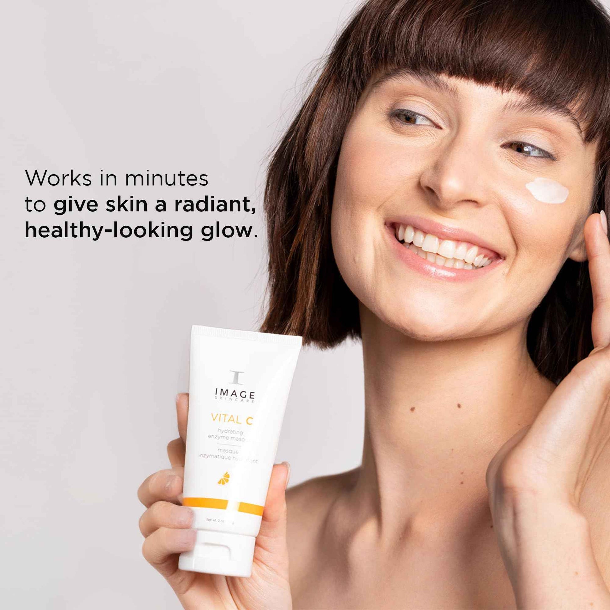 IMAGE Skincare, VITAL C Hydrating Enzyme Masque, Brightening Facial Mask with Vitamin C and Hyaluronic Acid, 2 oz