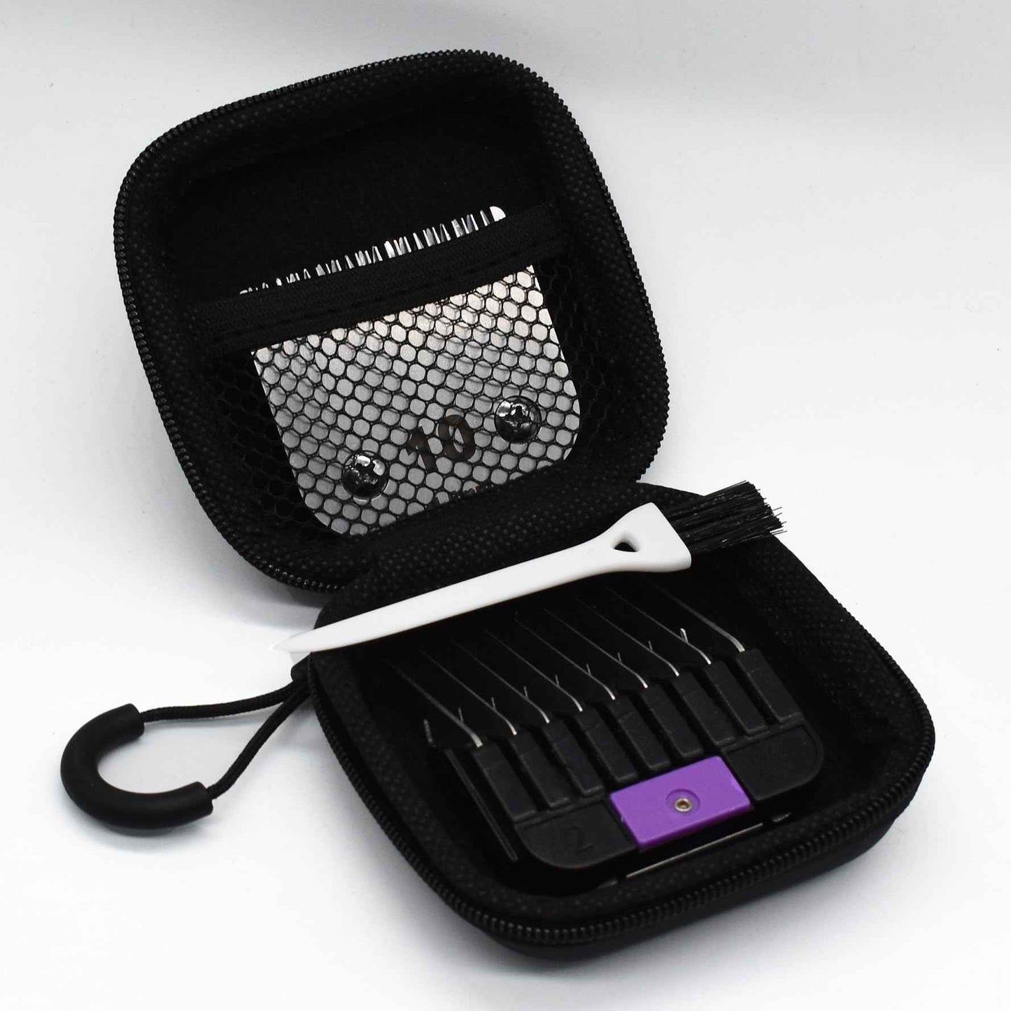 Professional A5-Style Animal Clipper Stainless Steel Color-Coded Snap-on Attachment Guard Guide Comb, 1/8"-1" Compatible with Wahl KM Series Oster A5 Andis Detachable Blade Pet Dog Groomers (#2-1/4")