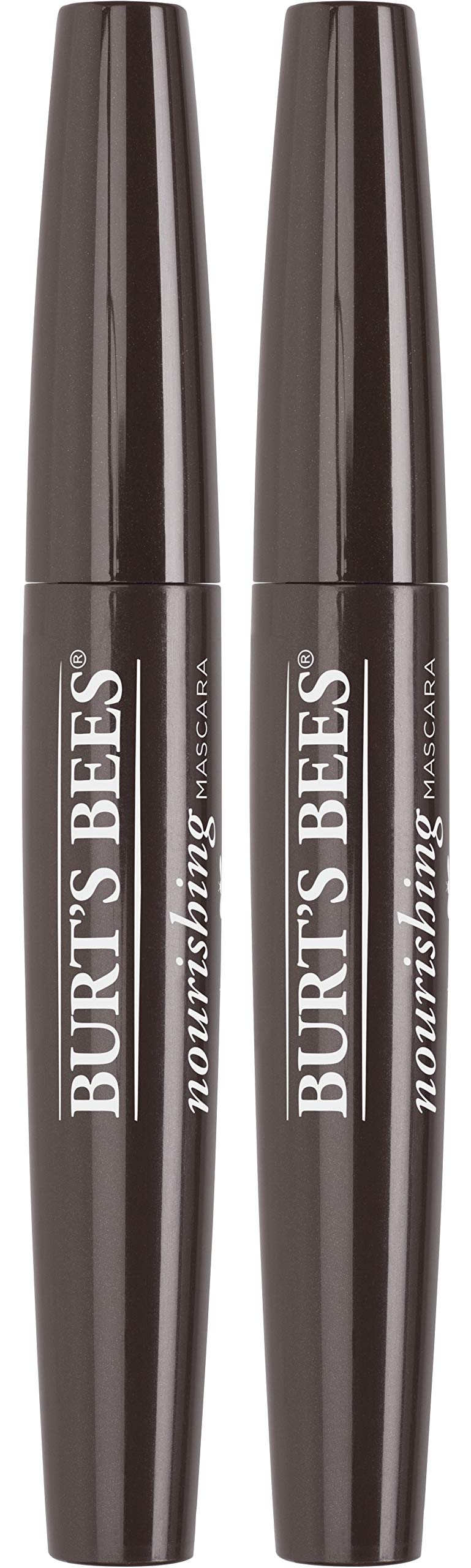 Burts Bees 100% Natural Nourishing Mascara, Classic Black - 0.4 Ounce (Pack of 2)