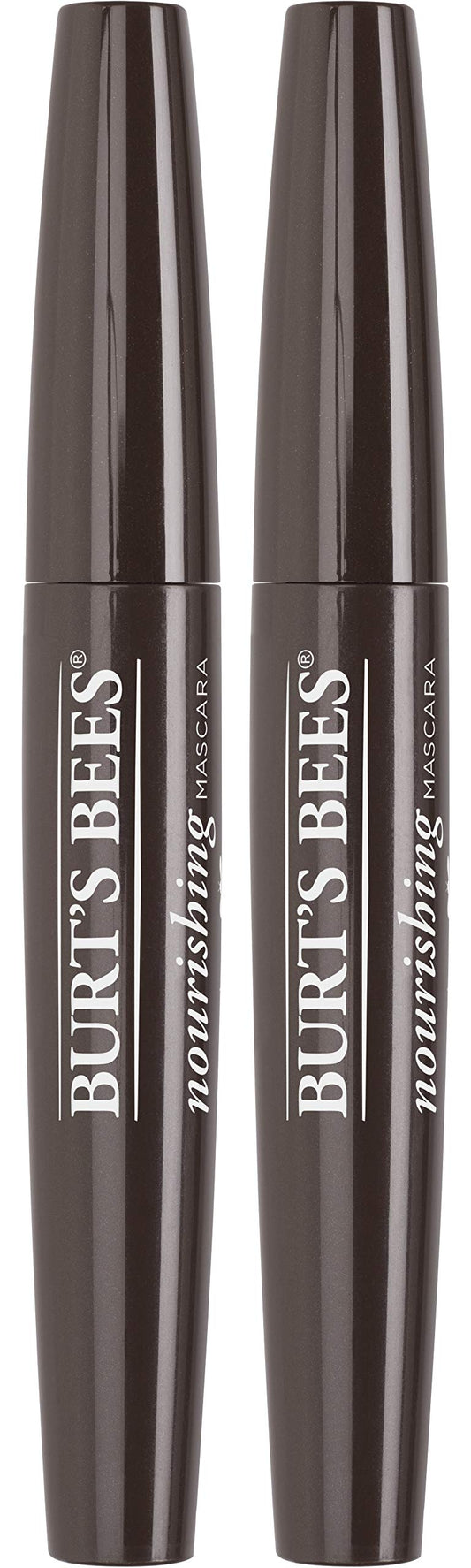 Burts Bees 100% Natural Nourishing Mascara, Classic Black - 0.4 Ounce (Pack of 2)