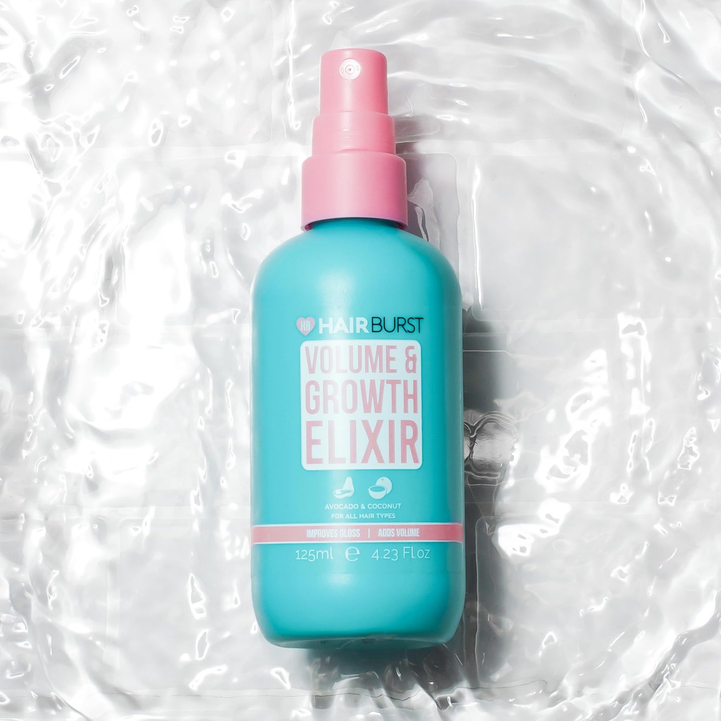 HAIRBURST Hair Volume and Growth Elixir - Volumizing Hair Spray for Hair Loss Prevention and Scalp Protection, 125mL