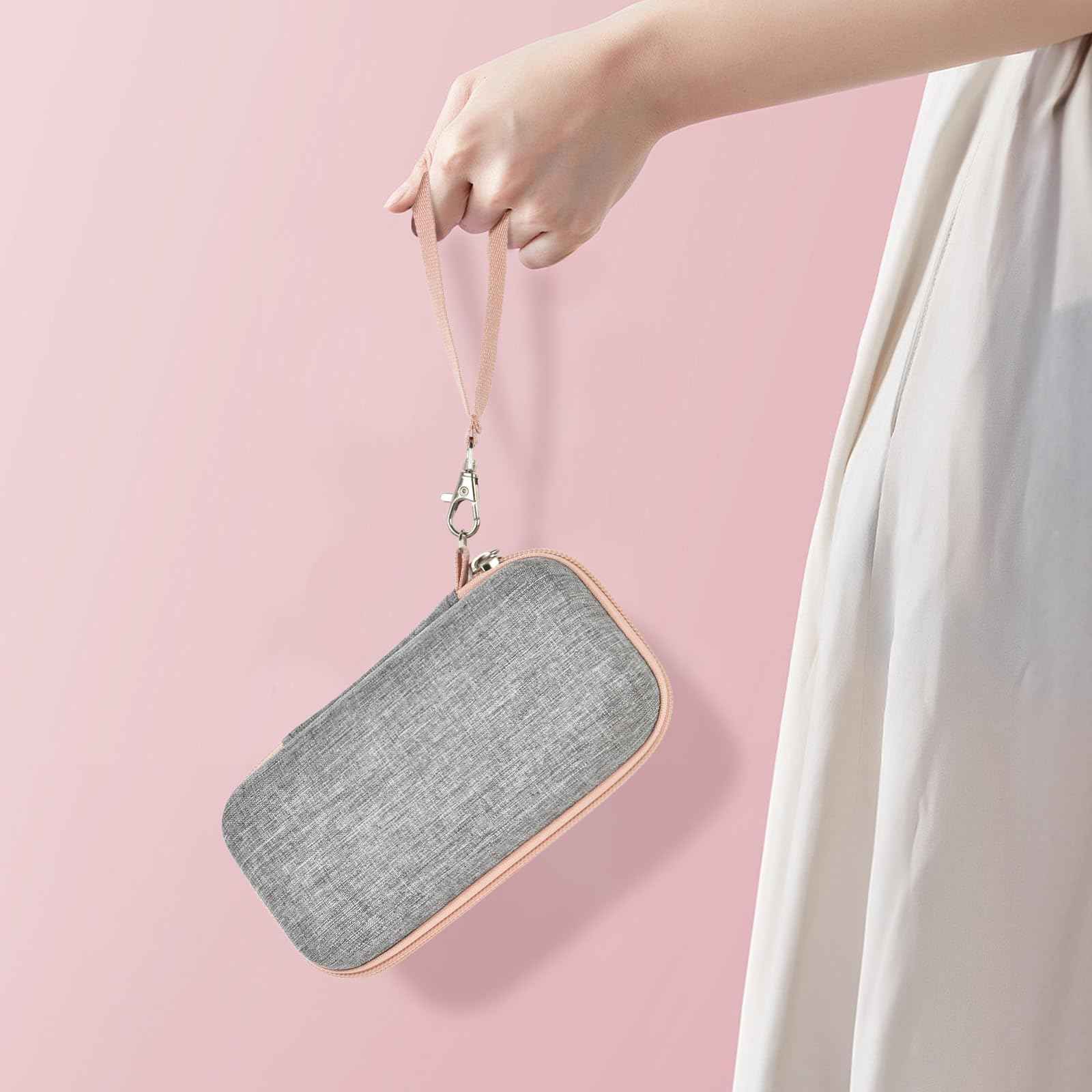 ALKOO Case for Risina Women's Bikini Trimmer & Electric Razors- Travel Holder for Pubic Hair Trimmer, Lady Shaver, Intimate Grooming Tools & Accessories, Storage- Blue (Box Only)