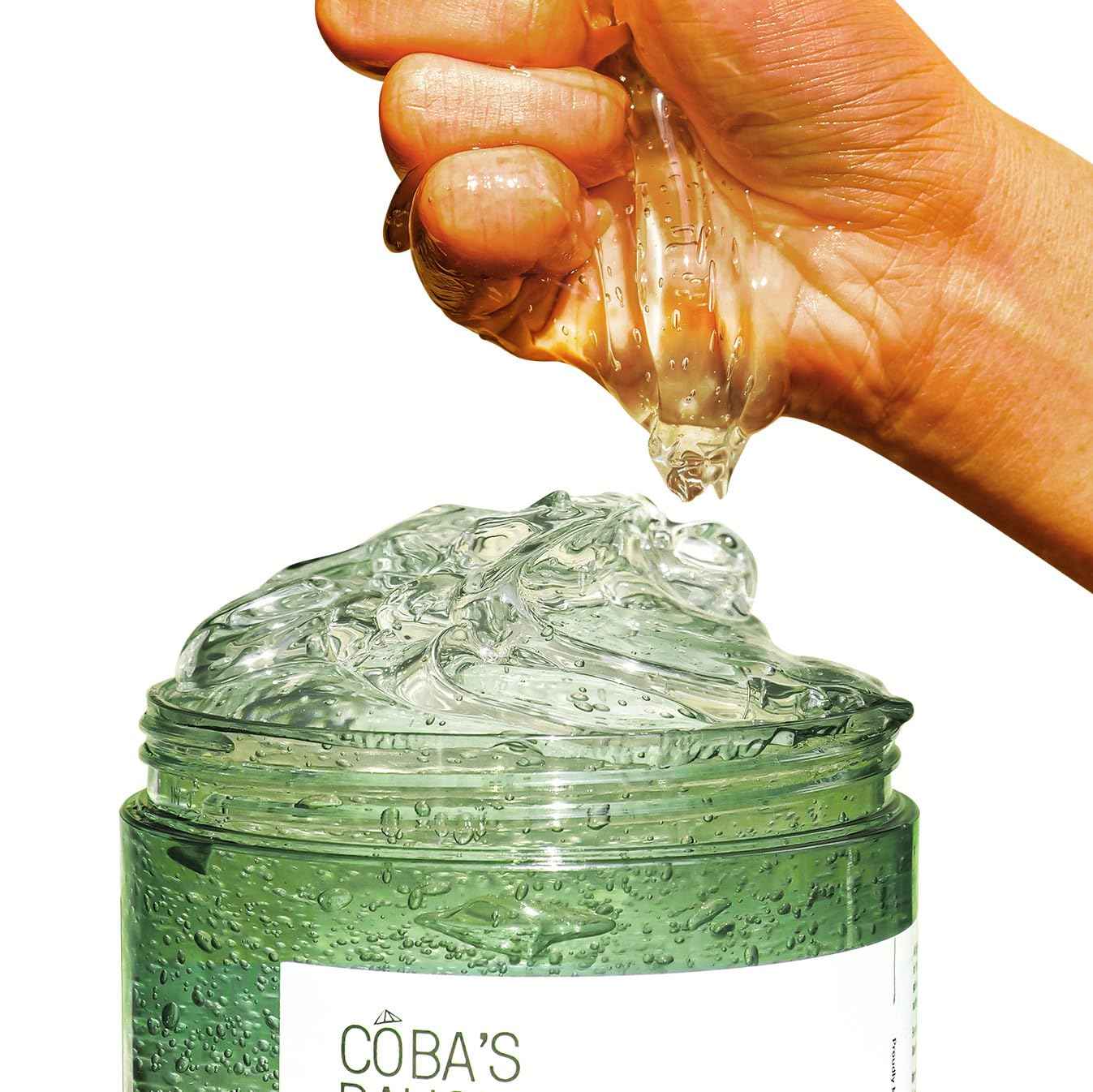 COBA'S DAUGHTER 99% Pure Aloe for Sunburn Relief & After Sun Recovery| Coconut Scented Aloe Vera Gel |Organic Aloe Vera Gel for Face & Body - Hair Hydration & Cooling Lotion (10.6 oz)