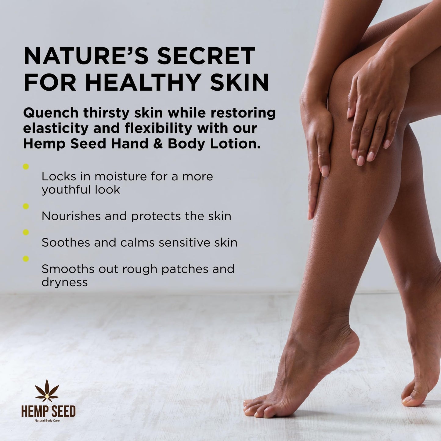 Hemp Seed Hand & Body Lotion, Moroccan Nights Scent - 16 oz. - Soothe Dry Skin - Argan Oil, Hemp Seed Oil - Light, Non-Greasy Formula - Vegan & Cruelty Free