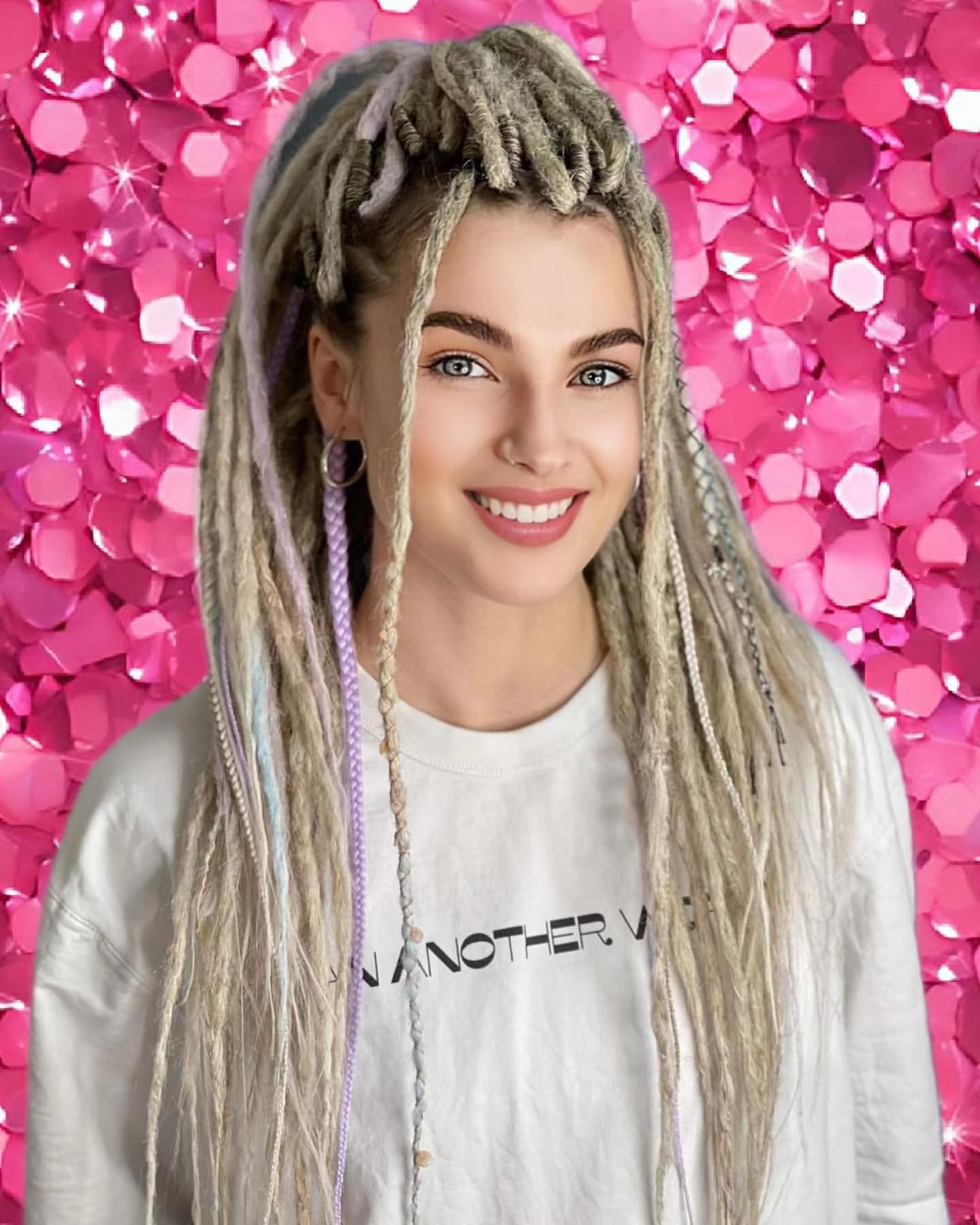 Dreadlock Extensions Single Ended Dreadlocks Dreads 24Inch Ombre Blonde Dread Synthetic Dreadlock Extensions Braid in Dreadlock Extensions Clip in Dreadlocks(T27/613)