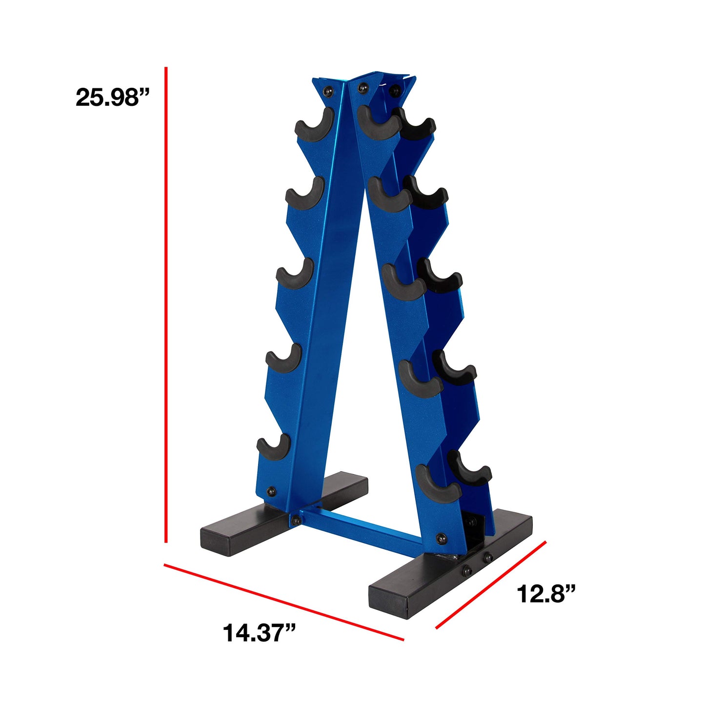 CAP Barbell A-Frame Dumbbell Weight Rack, Blue