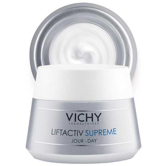 Vichy LiftActiv Supreme Anti Aging Face Moisturizer, Anti Wrinkle Cream, Firming and Hydrating Cream to Smoothe Skin, Day Cream Suitable for Sensitive Skin , 1.69 Fl Oz (Pack of 1)