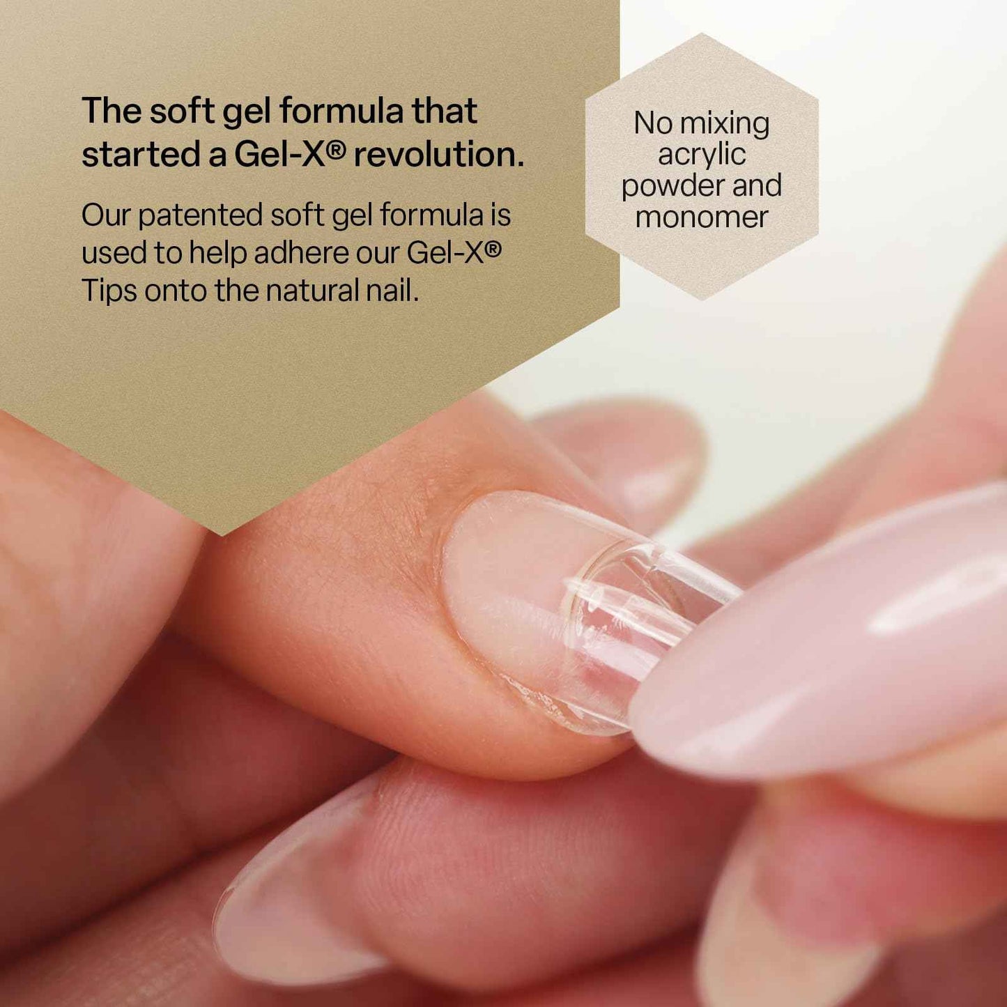 Apres Nail Extend Gel Gold Bottle | 15mL | Premium Quality | Soft Gel, Gel-X Tips Adhesive, Easy Application, Easy Removal, Soak Off, Applicator Included